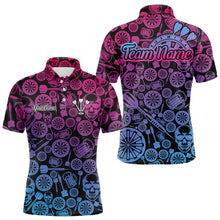 Load image into Gallery viewer, Colorful Gradient Dartboards Funny Dart Shirts For Men, Custom Dart Jerseys NYN0008