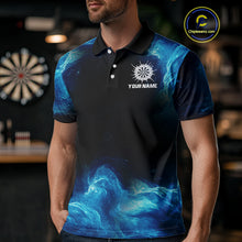 Load image into Gallery viewer, Dripping Water Dartboard Darts Shirt For Men - Name Personalization Darts Jersey NYN0348