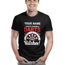 Load image into Gallery viewer, Let's Throw Darts T-Shirts Custom Dart Shirt For Men And Women, Darts For Gift NYN0208