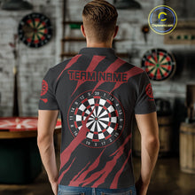 Load image into Gallery viewer, Red Scratch Bulldog Dart Shirt Custom Dart Team Shirt For Men, Dart Jerseys NYN0221