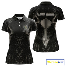 Load image into Gallery viewer, Custom Women's Dart Shirt - Team Jersey With Name | Silver Dart Arrow For Dart Players NYN0434