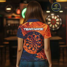 Load image into Gallery viewer, Blue &amp; Orange Dartboards Custom Grunge Dart Shirt For Men, Dart Team Jerseys NYN0231
