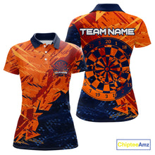 Load image into Gallery viewer, Blue &amp; Orange Dartboards Custom Grunge Dart Shirt For Men, Dart Team Jerseys NYN0231
