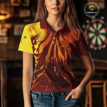 Load image into Gallery viewer, Flame Dartboards Custom Colorful Dart Shirt For Women, Dart Team Jerseys NYN0232