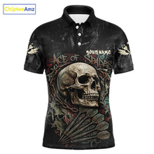 Load image into Gallery viewer, Graffiti Grunge Skull Darts Shirt For Men Custom Name &amp; Team Skull Dart Outfits Jerseys NYN3115