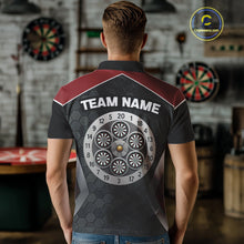 Load image into Gallery viewer, Skull Sheriff Shoots Darts Arrow Darts Shirt For Men - Customizable Name &amp; Team NYN0400