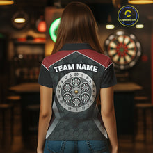 Load image into Gallery viewer, Skull Sheriff Shoots Darts Arrow Darts Shirt For Women - Customizable Name &amp; Team NYN0400