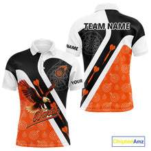 Load image into Gallery viewer, Custom Darts Board Orange Flying - Eagles Dart Shirts For Men, Dart Team Jerseys NYN0062
