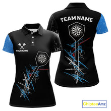 Load image into Gallery viewer, Dart Arrow Scratches Effect Custom Dart Shirt For Women, Dart Team Jerseys NYN0215
