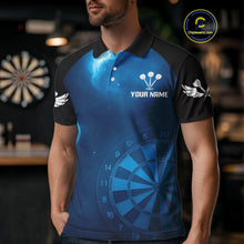 Load image into Gallery viewer, Galaxy-Themed Darts In Space Men's Darts Shirt - Custom Name For Dart Players NYN0422