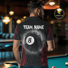 Load image into Gallery viewer, Custom Funny Rhino &amp; 8 Ball Men's Billiard Shirts Personalized Billiard Apparel Gifts NYN2333