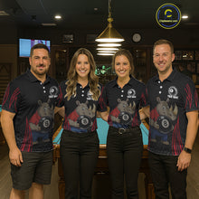 Load image into Gallery viewer, Custom Funny Rhino &amp; 8 Ball Men's Billiard Shirts Personalized Billiard Apparel Gifts NYN2333