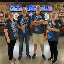 Load image into Gallery viewer, Custom Blue Claws Tiger Dart Shirts For Women Thunder Tiger Dart Team Shirt Darter Clothing Outfits NYN2887