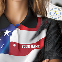 Load image into Gallery viewer, Mannequin wearing a colorful polo shirt with 'Your Name' text
