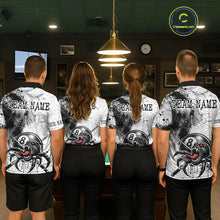 Load image into Gallery viewer, Funny Spider Billiard Pool Shirts For Women Custom Grunge Ball 8 Billiard League Jerseys NYN2304