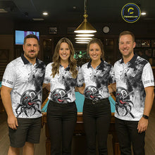 Load image into Gallery viewer, Funny Spider Billiard Pool Shirts For Women Custom Grunge Ball 8 Billiard League Jerseys NYN2304