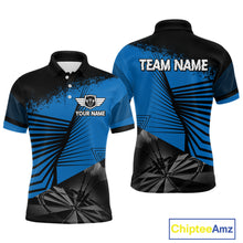 Load image into Gallery viewer, Custom Men's Darts Shirt With Silver Dart Arrows Hitting Dartboard, Darts Jersey NYN0285