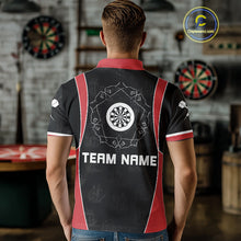 Load image into Gallery viewer, Vintage Pirate Skull Darts Team Shirt For Men - Personalized With Name And Team NYN0459