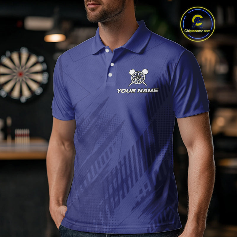 Zeus Power Dartboard Purple Darts Shirt For Men - Custom Name & Team For Players NYN0569