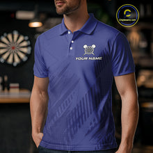 Load image into Gallery viewer, Zeus Power Dartboard Purple Darts Shirt For Men - Custom Name &amp; Team For Players NYN0569