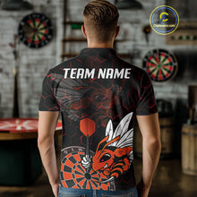 Load image into Gallery viewer, Bee &amp; Dart Arrow Honeycomb Darts Shirt For Men Custom Name &amp; Team Jersey | Opt2 NYN0652