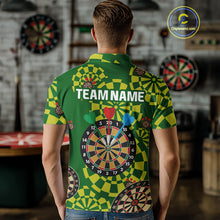 Load image into Gallery viewer, Multi Color Dartboard &amp; Dart Arrows Men's Darts Shirt - Custom Name For Darts Jersey NYN0425