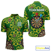 Load image into Gallery viewer, Multi Color Dartboard &amp; Dart Arrows Men's Darts Shirt - Custom Name For Darts Jersey NYN0425