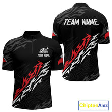 Load image into Gallery viewer, Men's Custom Dart Shirts With Red - White Streaks And Dartboard, Team Jerseys NYN0250