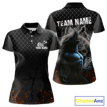 Load image into Gallery viewer, Women's Custom Darts Jersey With Thunder Wolfs &amp; Dark Geometric Pattern NYN0283