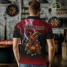 Load image into Gallery viewer, Brown Boxing Goat Dartboard Colorful Darts Shirt For Men - Custom Darts Jersey NYN0534