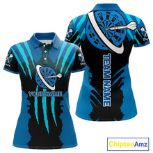 Load image into Gallery viewer, Blue Darts Shirt With Claw Mark Design – Custom Team &amp; Name Shirt For en NYN0340