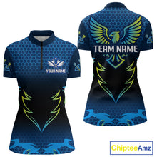 Load image into Gallery viewer, Colorful Phoenix Halftone Pattern Darts Shirt For Women - Custom Team &amp; Player Name NYN0356