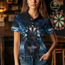 Load image into Gallery viewer, Bulldog Play Darts Women's Polo Shirt Darts Jersey Custom Name For Players NYN0738
