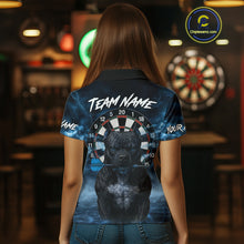 Load image into Gallery viewer, Bulldog Play Darts Women's Polo Shirt Darts Jersey Custom Name For Players NYN0738