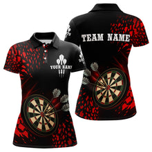 Load image into Gallery viewer, Men's Custom Dart Shirt - 3D Dartboard With Red Geometric Shards, Dart Team Jersey NYN0248