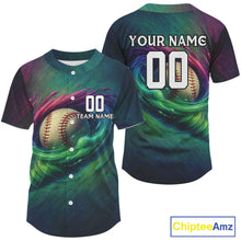 Load image into Gallery viewer, Custom Men's Baseball Jersey Funny Tornado Baseball Shirt, Youth Baseball Jerseys NYN1118