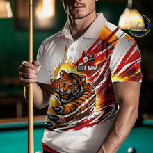 Load image into Gallery viewer, Red Thunders Tiger Claws Pool 8 Ball Billiard Shirt For Men Personalized Billiard Team Jerseys NYN2631