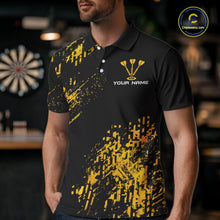Load image into Gallery viewer, Personalized Funny Beer Cheer And Play Darts Polo &amp; 1/4-Zip Shirt For Men Beers Dart Team Jerseys NYN2946
