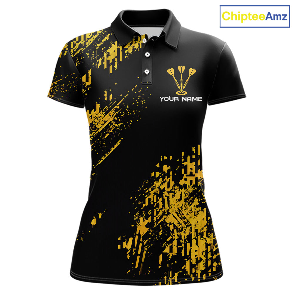 Personalized Funny Beer Cheer And Play Darts Polo & 1/4-Zip Shirt For Women Beers Dart Team Jerseys NYN2946