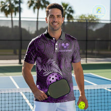Load image into Gallery viewer, Custom Blue Tribal Pattern Flame Pickleball 3D Ball Jerseys Men Pickleball League Shirts NYN2227