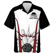 Load image into Gallery viewer, Funny Hawaiian Bowling Shirt for Men Women, Custom Name Bowlers Jersey, Bowling Excuses 3D Print NBH90