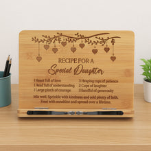 Load image into Gallery viewer, Daughter Gifts Book Stand Daughter Recipe Birthday Gifts Christmas Gifts for Daughter