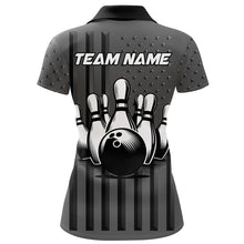Load image into Gallery viewer, Personalized Bowling Shirt for Women Camo Bowling Jersey Polo Shirt Unisex QZT276