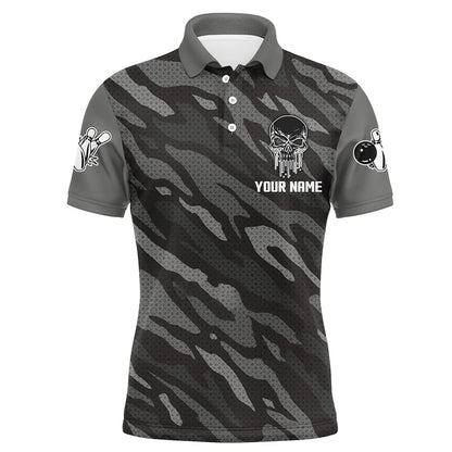 Personalized Polo Bowling Jerseys for Men Camo Bowling Shirt Unisex QZT282