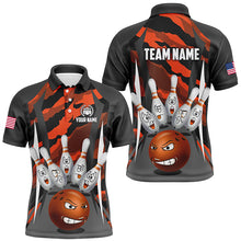 Load image into Gallery viewer, Custom Camo Bowling Shirt Men Bowling Team Jersey Polo Short Sleeves Muticolor QZT457