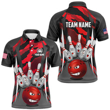 Load image into Gallery viewer, Custom Camo Bowling Shirt Men Bowling Team Jersey Polo Short Sleeves Muticolor QZT457