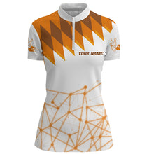 Load image into Gallery viewer, Personalized Bowling Shirt 1/4 Zip Bowling Shirt for Women Bowling Team League QZT279