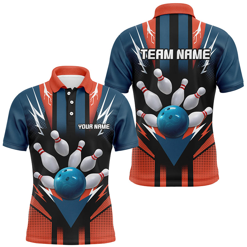 Personalized Bowling Shirt Polo Bowling Shirt for Men Bowling Team League QZT280