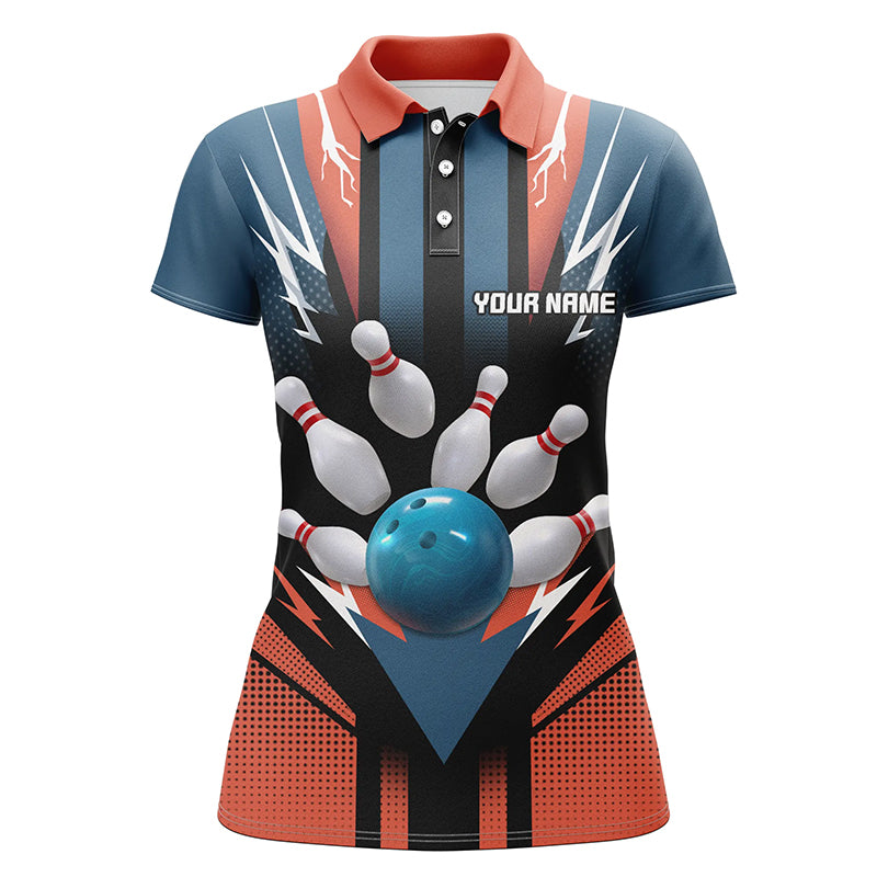 Personalized Bowling Shirt Polo Bowling Shirt for Women Bowling Team League QZT280