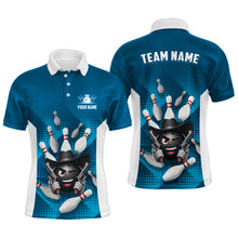 Load image into Gallery viewer, Personalized Funny Bowling Shirt Bowling Jersey for Men Polo Bowling Team League QZT409